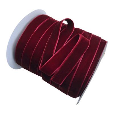 丝带双面绒丝天鹅绒带蝴蝶结缎带