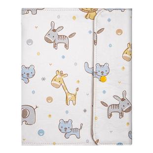 孕检产检收纳册活页可折叠高颜值软皮布艺医院化验单收纳插页式