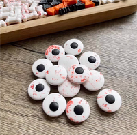 Halloween cute little eyes, eyeballs, colored candies, baked cakes, decorated candies, Christmas and Halloween decorations thumbnail 4