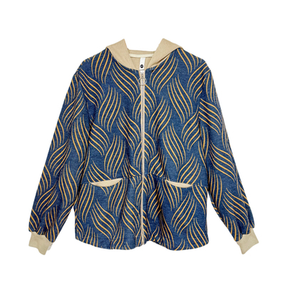 中老年宽松连帽外套拉链卫衣2026春新款韩国代购保暖大码妈妈上衣