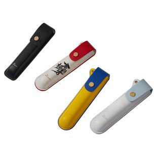 毕加索商务旗舰店钢笔签字笔笔袋小巧简约单只收纳学习办公高档笔袋保护套皮质全包便携防刮花加绒内衬