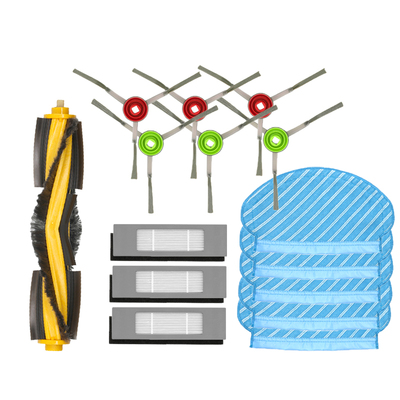 扫地机配件边刷抹布海帕家用清洁