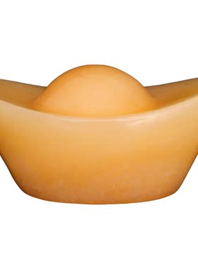 黄玉元宝摆件招财乔迁开业礼品