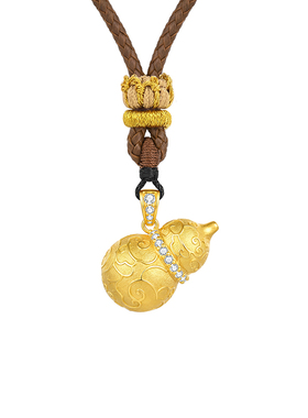 MITHAOL瑞气祥云葫芦项链女款新中式福禄毛衣链轻奢高级感饰品女