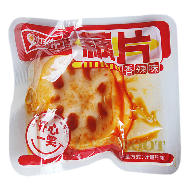 豆想你香辣藕片独立包装开袋即食