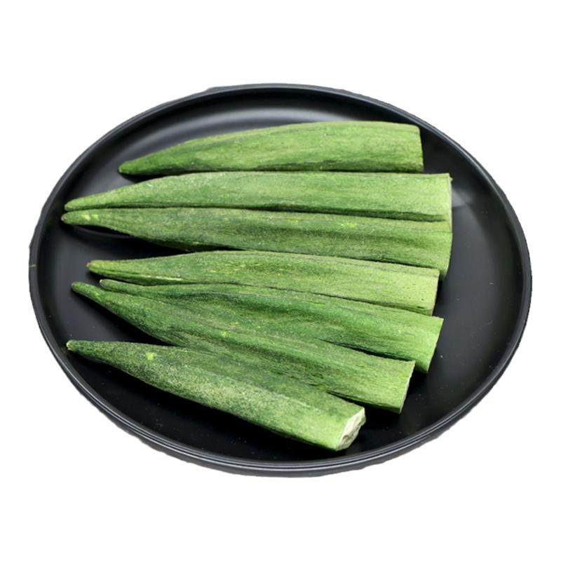 袋鼠口袋果干冻干黄秋葵干脆无添加油糖非油炸蔬菜干脂肪热量较低