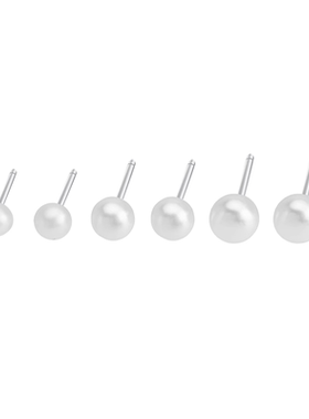 peachtea韩风富家千金珍珠耳环