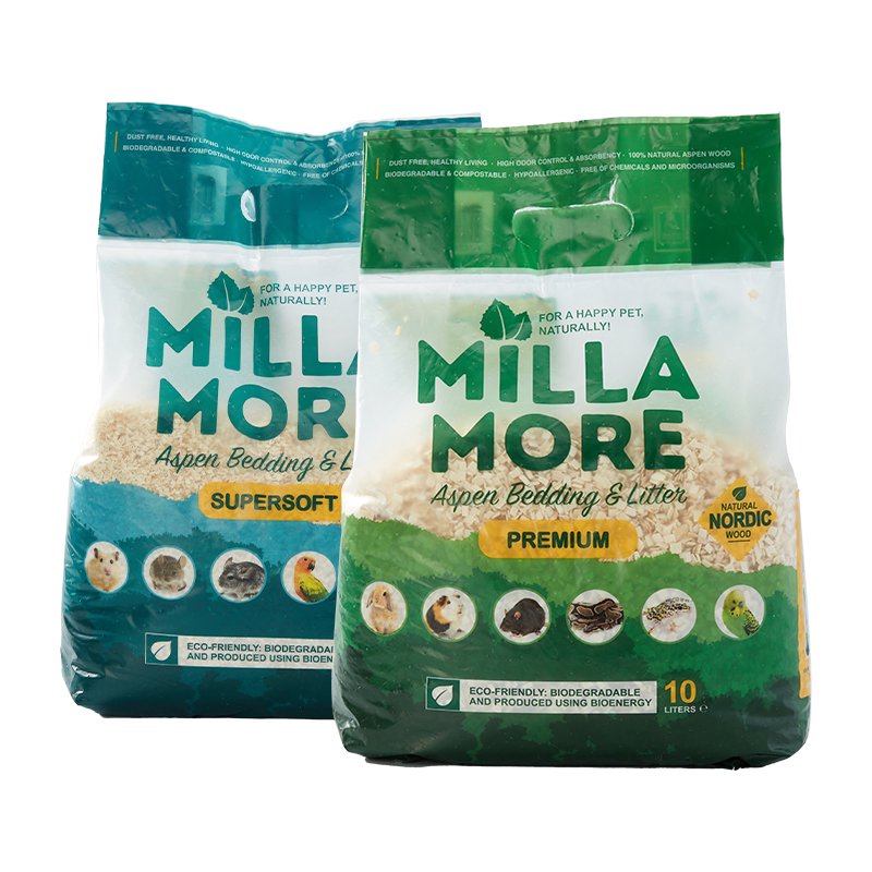 米拉莫进口仓鼠垫料白杨木屑片爬宠垫材金丝熊龙猫刨花鹦鹉除臭