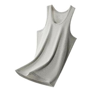 雅鹿男士背心内穿打底纯棉老头衫男款全棉运动健身跨栏夏季男式