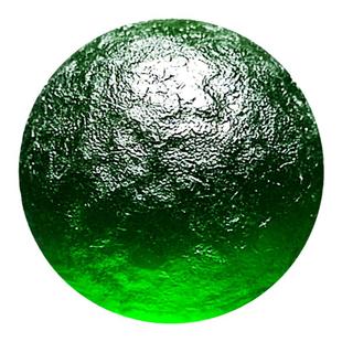 新货冰翠色正品天然捷克玻璃陨石DIY穿手链单珠宇宙原石散珠