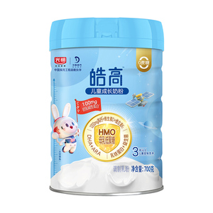 光明皓高儿童成长配方营养奶粉高钙铁锌益生菌牛奶粉含HMO旗舰店