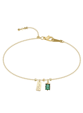 2025年新款沁绿女ins简约小众设计感闺蜜情侣diy原创小清新手链