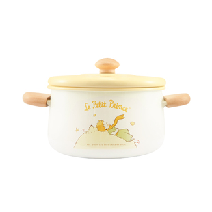 树可小王子搪瓷双耳锅煮锅家用2025新款煲汤煮汤的燃气电磁炉汤锅