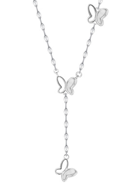 吴越老银铺足银曼舞项链纯银女款