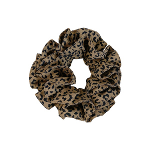 【梦境】豹纹复古大肠发圈高级感韩系头花后脑勺扎头发气质发饰女