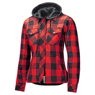 德国Held Lumberjack II 62010女式格子衬衫连帽夹克骑行服