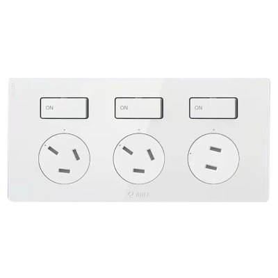 公牛10a白色独立开关30年明装