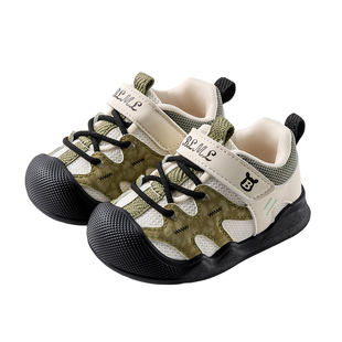 女宝宝婴儿鞋春秋新款婴幼儿软底儿童网面透气秋季男宝宝鞋子学步