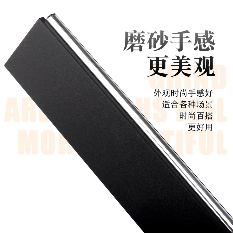 金荣达铝合金黑色挂衣杆加厚铝材衣柜固定衣通杆法兰配件五金批发