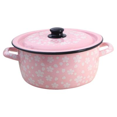 厚实搪瓷炖锅可以炖一整只鸡