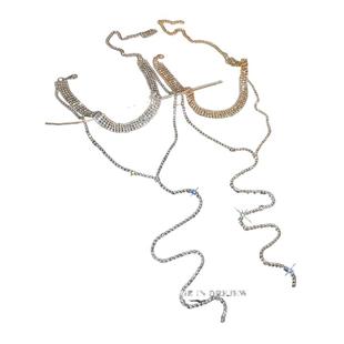 胸链身体链夏季性感流苏项链高级感纯欲风女立体高级感锁骨链装饰