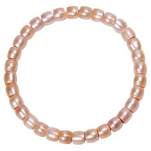 天然淡水珍珠直切手串新中式百搭素珠手链不掉色通勤珠宝DIY礼物