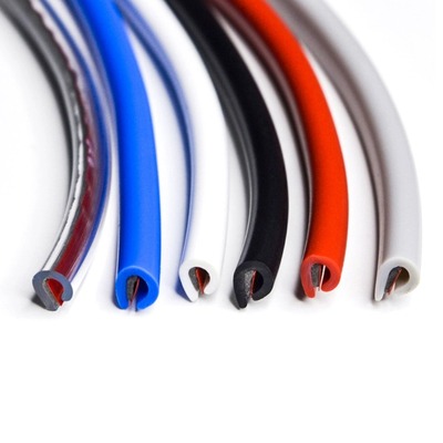 汽车门边防撞条防刮电镀亮条外加装车身开门保护门条贴通用改装