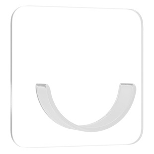 伸缩杆固定托挂杆透明粘贴式横杆免打孔窗帘杆固定座托架安装挂钩