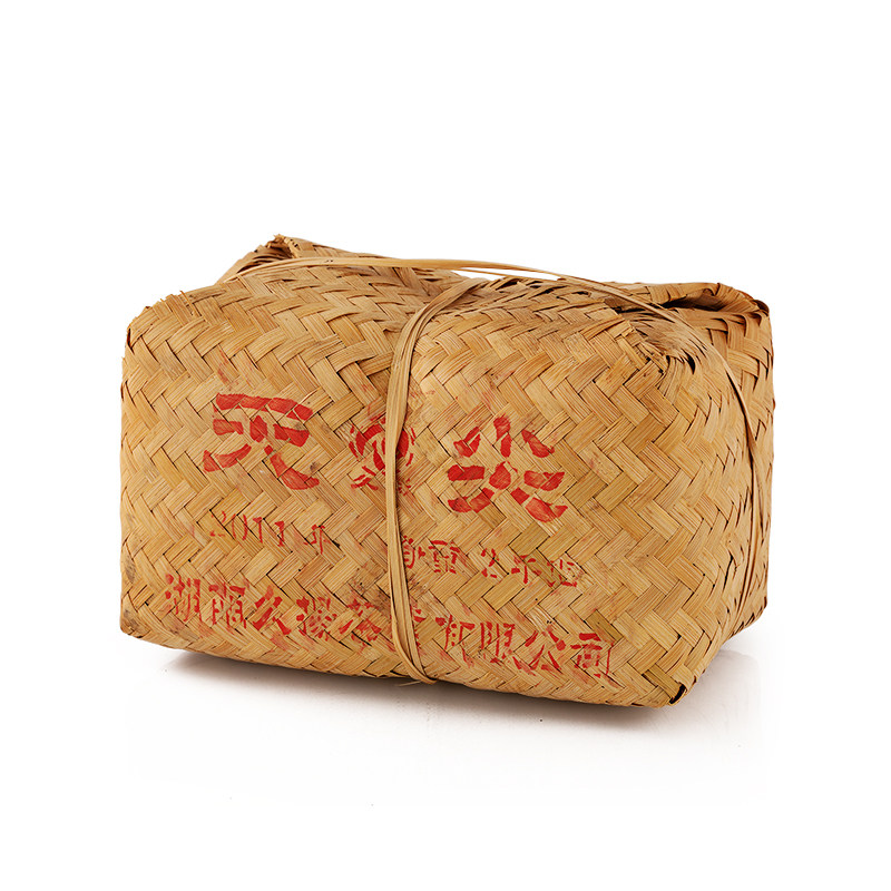 湖南安化黑茶正宗久扬竹篓2kg