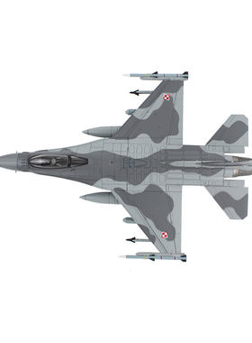 HobbyMaster波兰空军F16C战斗机模型仿真合金成品军事航模摆件