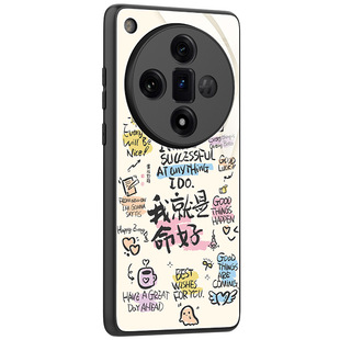 「命好」东来也X黄陵野鹤联名款适用于oppofindx9pro/x8pro手机壳新款findx7ultra/reno11镜头全包防摔外壳