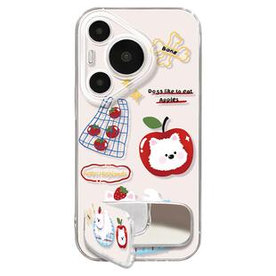 适用华为Pura80手机壳女款p70pro保护套新款ultra硅胶防摔50pro全包p40透明60pro+好看p80苹果小狗art软外壳