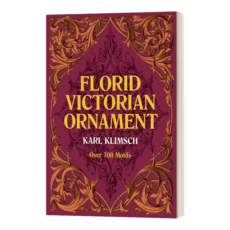 英文原版 Florid Victorian Ornament 华丽的维多利亚装饰品 刻字 书法 排版 英文版 进口英语原版书籍