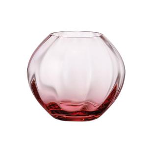 【自营】捷克进口欧式水晶玻璃餐桌原型花瓶插花结婚客厅家居摆件