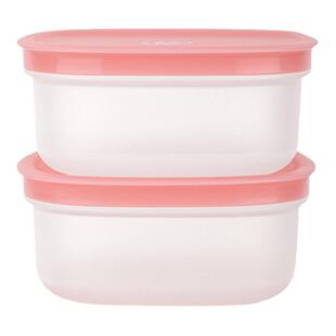精铸300ml加厚保鲜盒食品级塑料水果肉类冷冻专用密封分装收纳盒