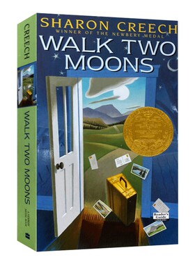 原版全英文Walk Two Moons 印第安人的麂皮靴(纽伯瑞金奖) 励志儿童文学ISBN9780064405171