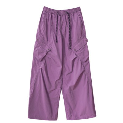 木子理想胖mm大码机能酷感工装裤