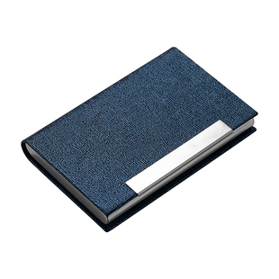 名片夹男商务高级感名片盒随身携带名片收纳盒子便携金属高档精致男士卡包展会卡片名牌盒ins风卡片夹定制