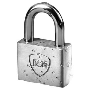 304不锈钢挂锁防水锁头户外防锈通开大门锁防剪锁开锁长梁室外