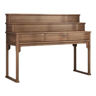 黑胡桃木三层神台供桌香案家用2025新款供香桌现代中堂口实木佛台