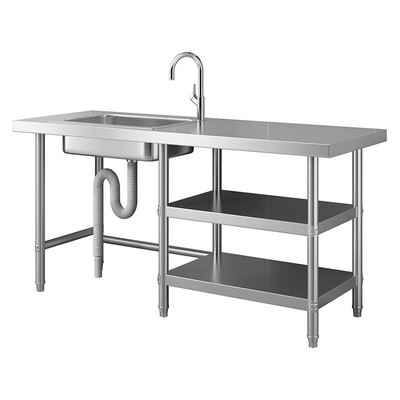 不锈钢厨房水槽三层置物架灶台架