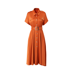 海青蓝 裙子2025新款女夏高级时尚气质好看女装高级海边连衣裙