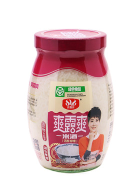 爽露爽米酒900g瓶装醪糟糯米酒