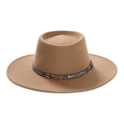 STETSON男帽子爵士帽礼帽凹痕顶