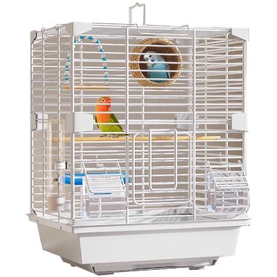 鸟笼鹦鹉笼子2026新款专用豪华别墅特大号家用新型防溅家养铁丝网