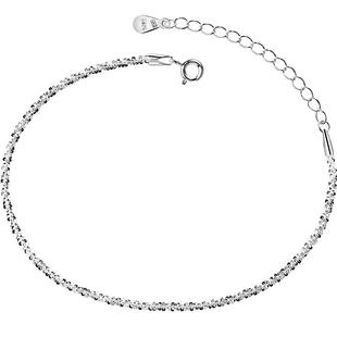 老银匠925银满天星银手链女生纯银细情人节礼物女款ins个性银手串