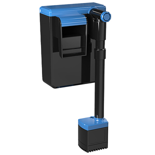 森森耀蓝小鱼缸壁挂过滤器瀑布式过滤桶三合一循环净水静音低水位