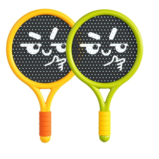 儿童羽毛球拍室内训练弹弹球亲子互动静音运动网球拍益智健身娱乐