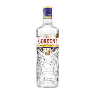 【进口】Gordon’s哥顿伦敦干味金酒杜松子琴酒700ml鸡尾酒基酒