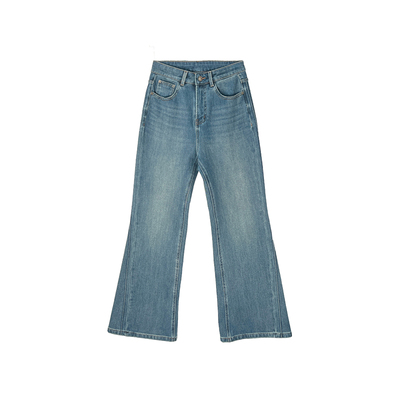 升级版！黄金绒~四面弹微喇叭裤